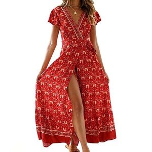 Bohemian Wrap Dress